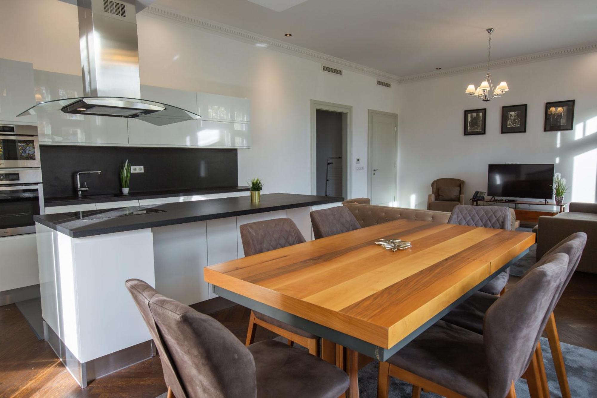 Zoya Luxury Residence Βουδαπέστη Εξωτερικό φωτογραφία A modern kitchen